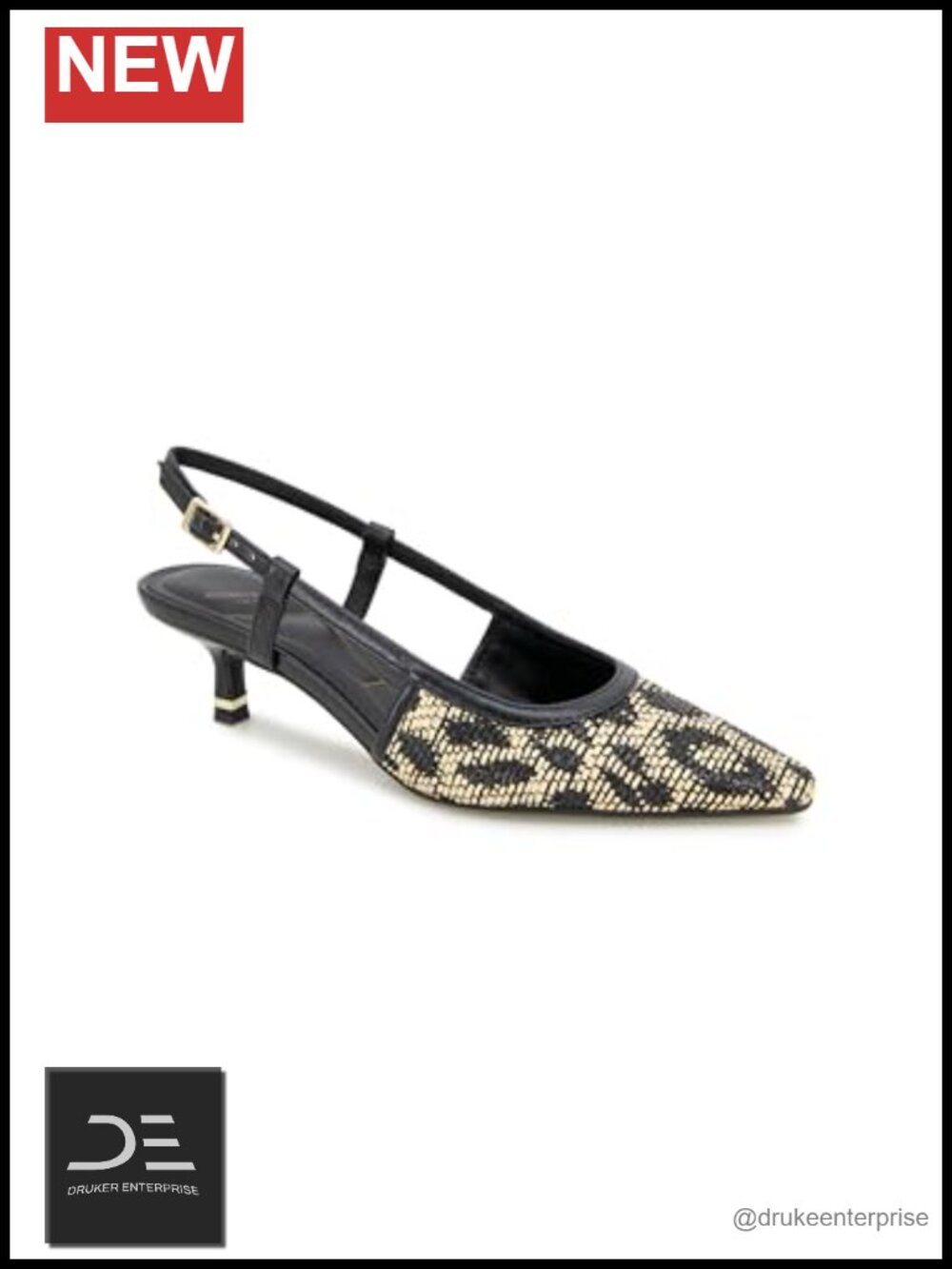 Kenneth Cole New York Martha Heeled Sandals Slingback Leather